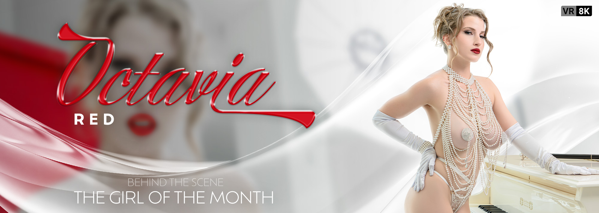 [8K&4K180°60FPS] VRB035 The Girl Of The Month: Octavia Red